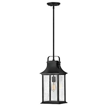 Grant 1-Light LED Outdoor Lantern in Textured Black