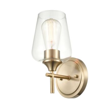 Ashford One Light Wall Sconce in Modern Gold by Millennium