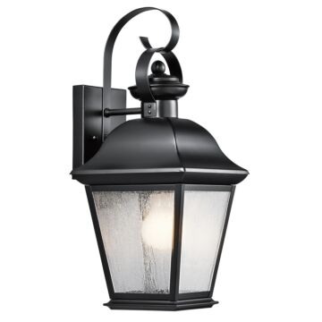 Mount Vernon One Light Outdoor Wall Mount in Black by Kichler