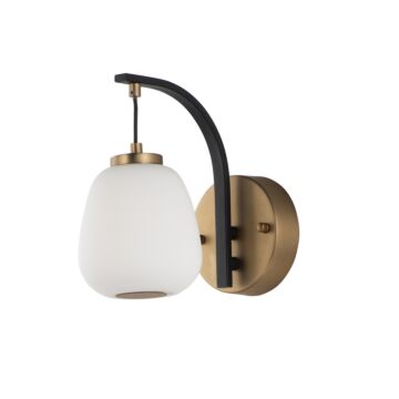 Soji LED Wall Sconce in Black  Gold by ET2