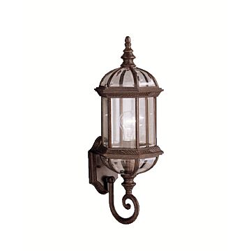Barrie One Light Outdoor Wall Mount in Tannery Bronze by Kichler