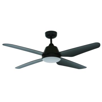 Aria 1-Light 52" Hanging Ceiling Fan in Black
