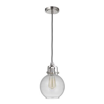 State House One Light Mini Pendant in Polished Nickel by Craftmade