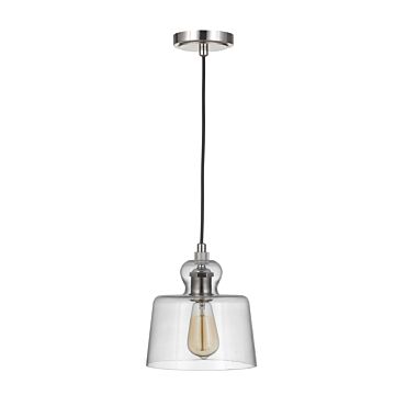 State House One Light Mini Pendant in Polished Nickel by Craftmade