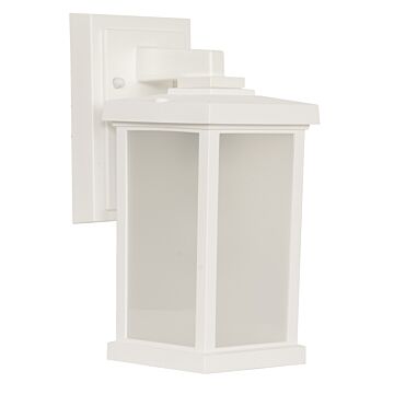 Resilience Lanterns One Light Outdoor Wall Lantern in Textured White by Craftmade