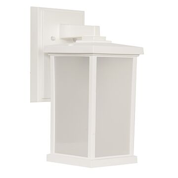 Resilience Lanterns One Light Outdoor Wall Lantern in Textured White by Craftmade