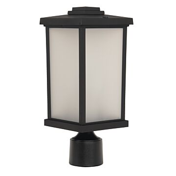 Resilience Lanterns One Light Outdoor Post Mount in Textured Black by Craftmade