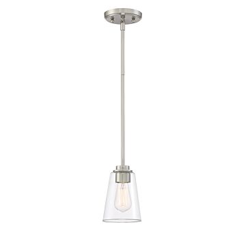 Westin 1-Light Mini Pendant in Satin Platinum