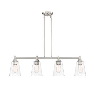 Westin 4-Light Island Pendant in Satin Platinum