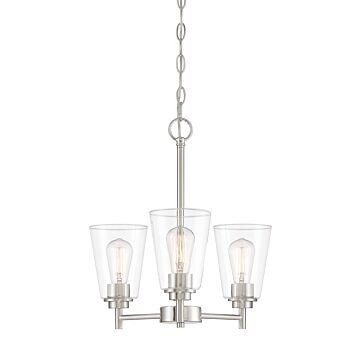 Westin 3-Light Chandelier in Satin Platinum