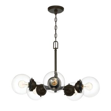 Knoll 5-Light Chandelier in Oil Rubbed Bronze