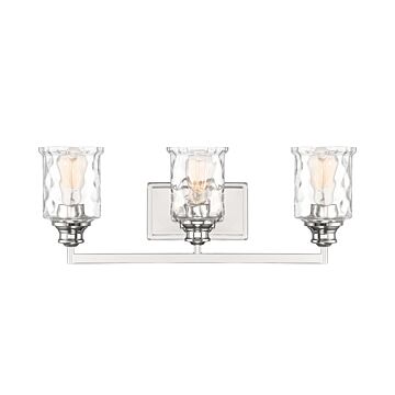 Drake 3-Light Bathroom Vanity Light Bar in Polished Nickel
