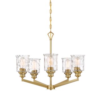 Drake 5-Light Chandelier in Brushed Gold