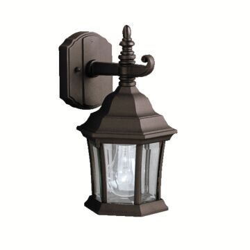 Townhouse One Light Outdoor Wall Mount in Black by Kichler