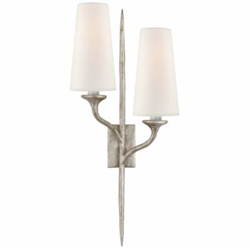 Iberia  Wall Sconce in Burnished Silver Leaf by Visual Comfort Signature