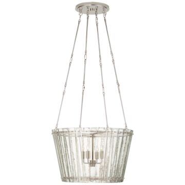 Cadence  Chandelier in Polished Nickel by Visual Comfort Signature