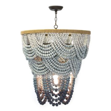 Ombre  Chandelier in Blue by Regina Andrew Detroit