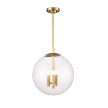 Cafe  Pendant in Natural Brass by Regina Andrew Detroit