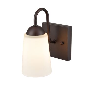 Ivey Lake One Light Wall Sconce in Rubbed Bronze by Millennium