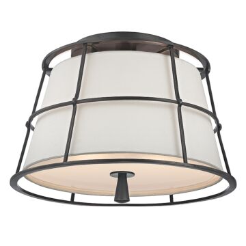 Savona Two Light Semi Flush Mount in Old Bronze by Hudson Valley