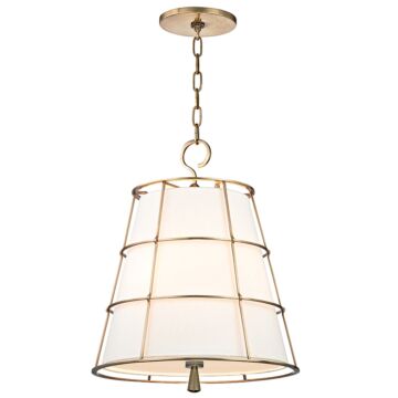 Savona Three Light Pendant in Aged Brass by Hudson Valley