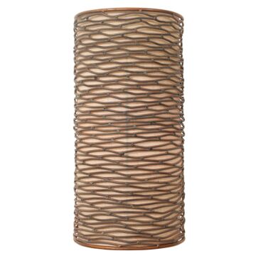 Flow One Light Wall Sconce in Hammered Ore by Varaluz