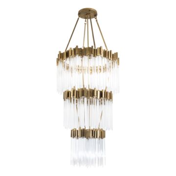 Matrix 19 Light Chandelier in Havana Gold by Varaluz
