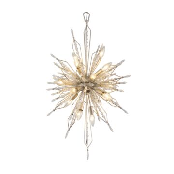 Orbital 16 Light Foyer Pendant in Gold Dust by Varaluz