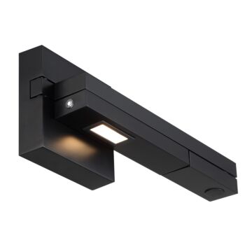 Flip LED Swing Arm Wall Lamp in Black by W.A.C. Lighting