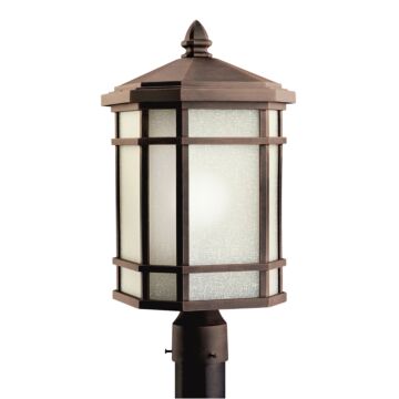 Cameron One Light Outdoor Post Mount in Prairie Rock by Kichler