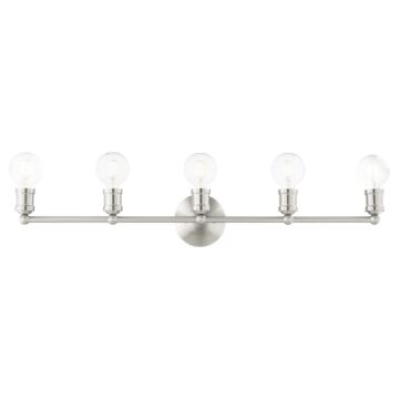 Lansdale 5-Light Bathroom Vanity Light in Brushed Nickel