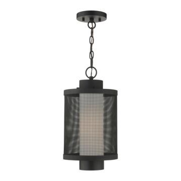 Nottingham 1-Light Outdoor Pendant in Textured Black