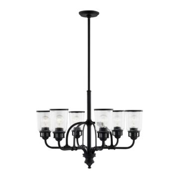 Lawrenceville 6-Light Chandelier in Black