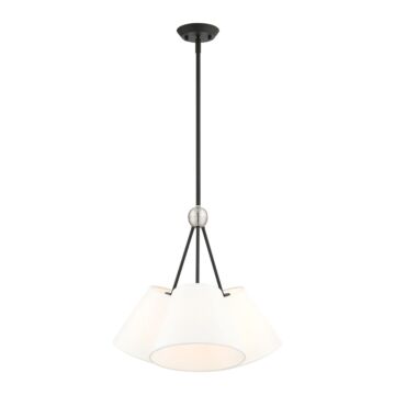 Prato 3-Light Chandelier in Black