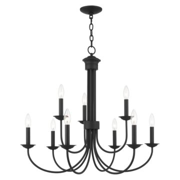 Estate 9-Light Chandelier in Black