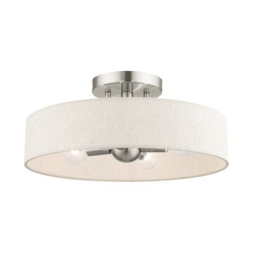 Venlo 4-Light Semi-Flush Mount in Brushed Nickel