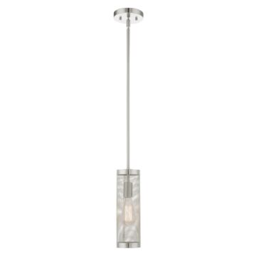 Industro 1-Light Pendant in Brushed Nickel