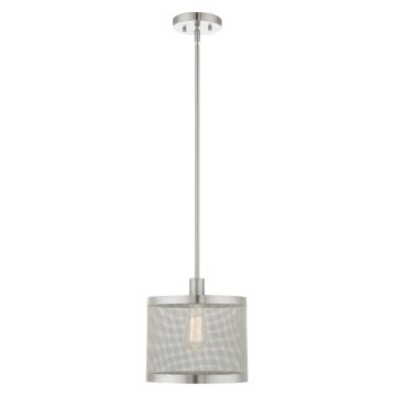 Industro 1-Light Pendant in Brushed Nickel