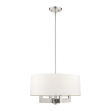 Cresthaven 4-Light Chandelier in Brushed Nickel