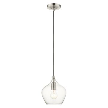 Aldrich 1-Light Pendant in Brushed Nickel