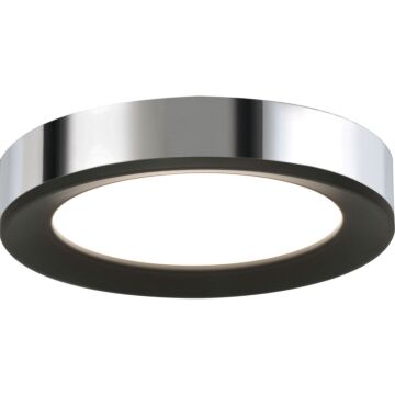 Alta LED Flush Mount in Black and Polished Chrome by AFX Lighting