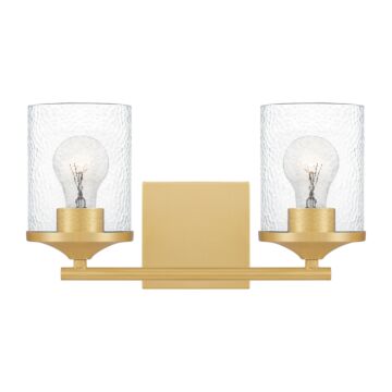 Abner Two Light Bath in Aged Brass by Quoizel