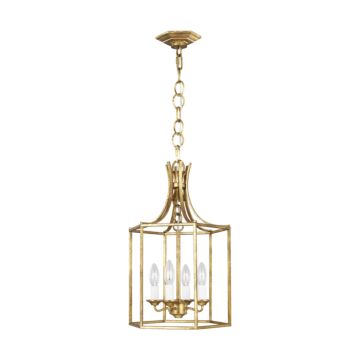 Bantry House Four Light Pendant in Antique Gild by Visual Comfort Studio