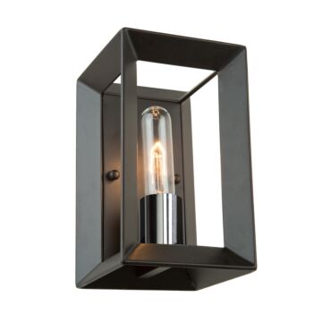 Artcraft Vineyard Wall Sconce in Black & Chrome
