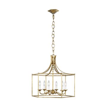 Bantry House Six Light Chandelier in Antique Gild by Visual Comfort Studio