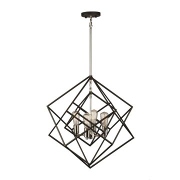 Artcraft Artistry 4-Light Chandelier in Polished Nickel