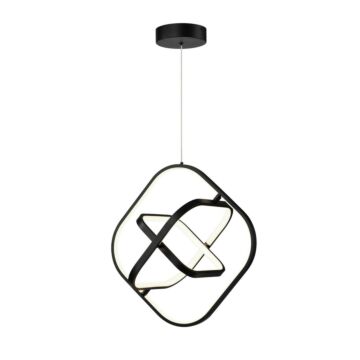 Sienna LED Pendant in Semi Gloss Black