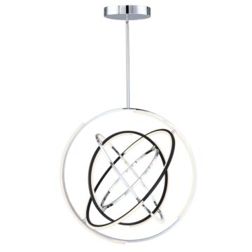 Trilogy LED Pendant in Polished Nickel