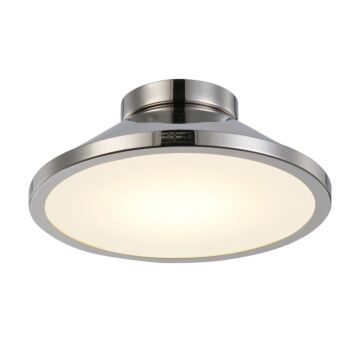 Lucida Collection Integrated LED Flush Mount in Nickel