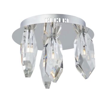 Artcraft Doccia 4-Light Ceiling Light in Chrome